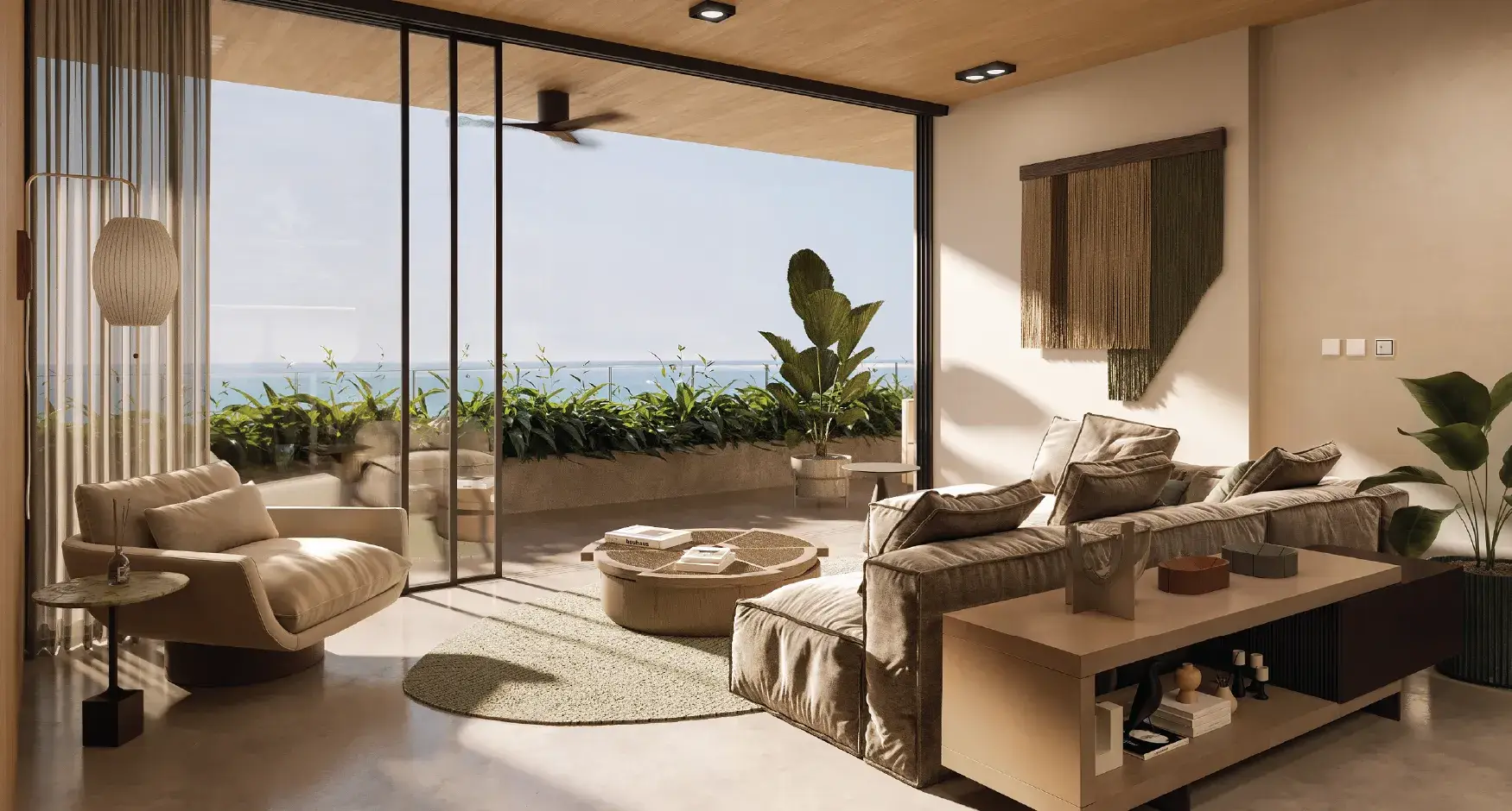 Velara at Playa Azul - Condo Living Room